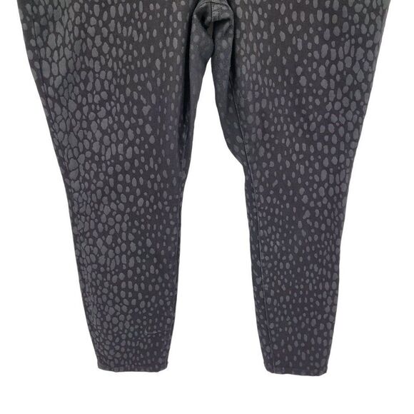 Good American Good Legs Crop Jeans 18 Black High Rise Dot Stretch City Baddie - Picture 4 of 9